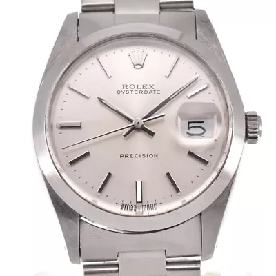 With Paper ROLEX Oyster Date Precision 6694 Vintage Hand Winding Men's K#128735 • $3079.30