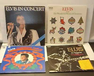 Lot Of 4 Elvis Presley Vinyl 33RPM Excellent Condition  • $30