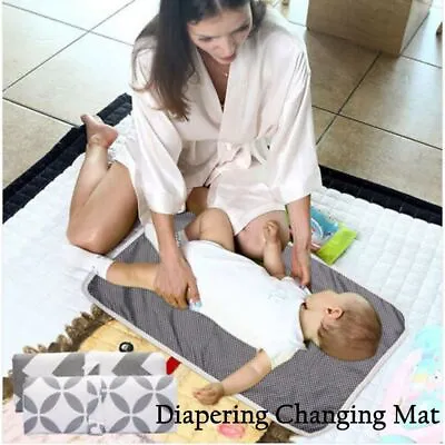 $15.44 • Buy Portable Washable Travel Accessories Diaper Changing Mat Folding Nappy