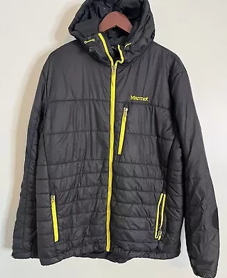 Marmot Coat Men’s XL Puffer See Pics For Flaws Black • $35