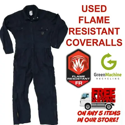 Flame Resistant FR Used Coveralls Cintas Redkap Unifirst G&K • $39.95