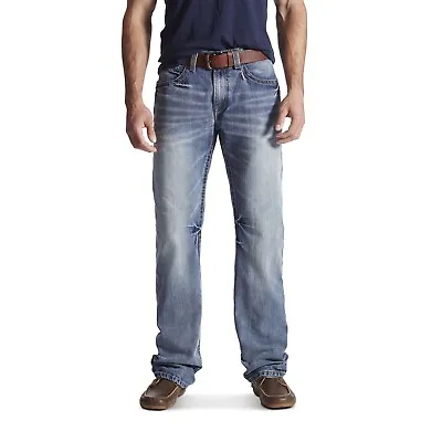 Ariat® Men's M4 Low Rise Relaxed Fit Coltrane Boot Cut Jeans 10017511 • $86.95