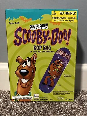 Vintage 1998 Scooby Doo Bop Bag Punching Bag 36 Inch Inflatable Brand New • $25