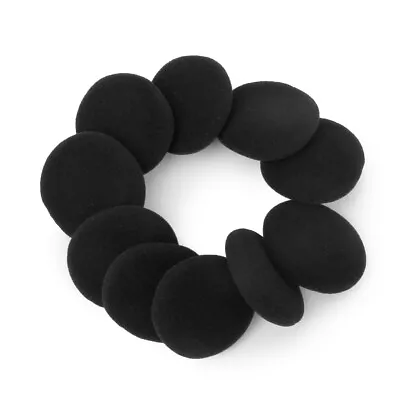 10x Replacement HeadPhone Headset Earphone Foam Sponge Ear Pads Covers 40mm • £5.89