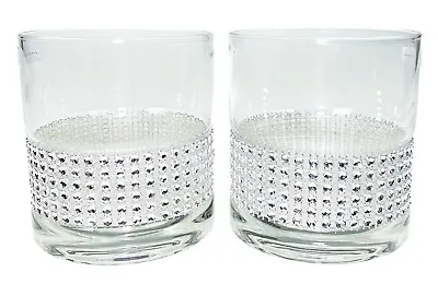 2 Godinger Highball Glasses 26081 Shannon Crystal Drink Glass Bar Bling • $23.99