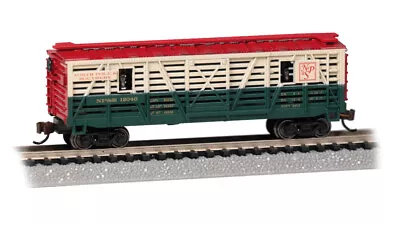 Bachmann Trains 19754 N Scale NP&S Christmas With Reindeer Animated Stock Car • $36.95