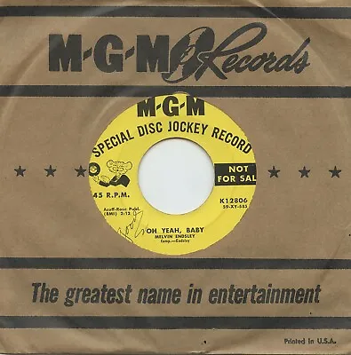 HEAR - Rare Rockabilly 45 - Melvin Endsley - Oh Yeah Baby - MGM # K12806 Promo • $9.99
