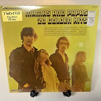 Mamas And Papas - 20 Golden Hits 1973 LP Vinyl Album DSX 50145 (2 Records) New! • $49.99