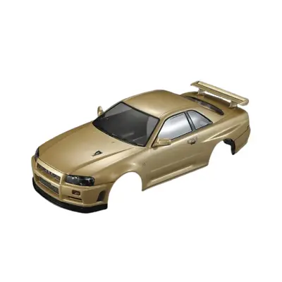 Killerbody Nissan Skyline R34 GTR Gold Painted 1/10 RC Car Body Shell 48645 • £61.36