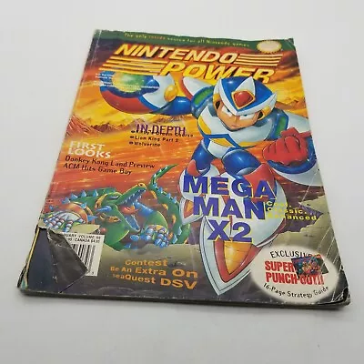 Nintendo Power Feb 1995 Volume #69 Mega Man X2 Donkey Kong Land - No Poster • $10.99