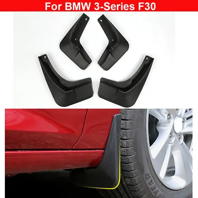 $54.95 • Buy 4X Plastic Mudguard Tire Splash Guards Mud Flaps For BMW 3-Series F30 2012-2019