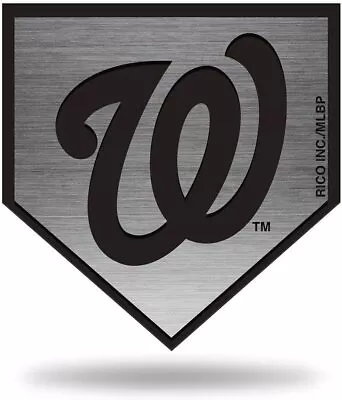 Washington Nationals Auto Emblem Decal Premium Solid Metal Antique Nickel... • $16.79