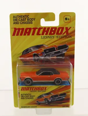 Matchbox Lesney Edition Orange 1968 Mercury Cougar New NIP 2009 • $21.95