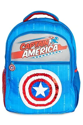 Marvel Backpack - Kids Backpack With Captain America • £11.49