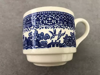 Blue Willow Ware USA Pottery - TEA CUP • $1.95