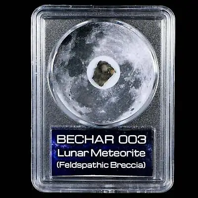 Moon Rock Lunar Meteorite Bechar 003 Algerian Sahara Desert Discovered 2022 COA • $57.99