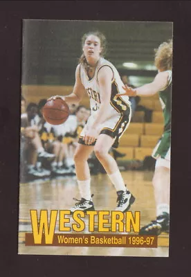 Western Michigan Broncos--1996-97 Basketball Pocket Schedule--Little Caesars • $1.44