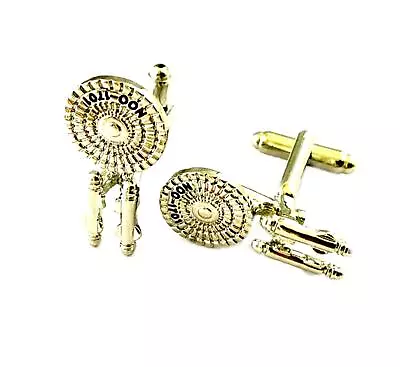 £12.87 • Buy Star Trek Enterprise Cuff Links TV Series Science Fiction Kirk Spock Shirt Tie