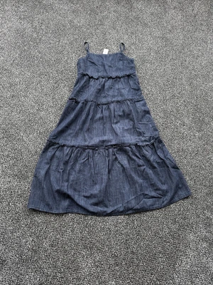 £18 • Buy Topshop Tiered Denim Cami Dress. New With Tags, UK 8