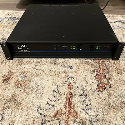 2-RU Rack Mount QSC MX1500A MX-1500a Professional Power Amplifier 400 WPC TESTED • $219