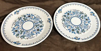 2 Vintage Noritake Progression BLUE MOON 9022 Salad Bread Plates 8 1/4  Perfect • $20