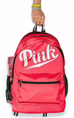 New Victoria's Secret PINK Campus Backpack Laptop Travel Book Bag Tote Rare Gift • $119.99