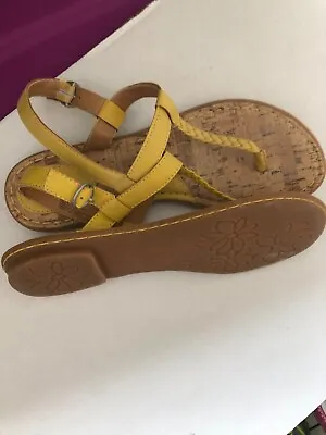 Merona Yellow Women's Strappy Sandals • $8.99