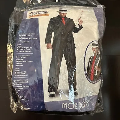 Mob Boss Mafia Al Capone Gangster Style Adult Men Costume Size XL • $30