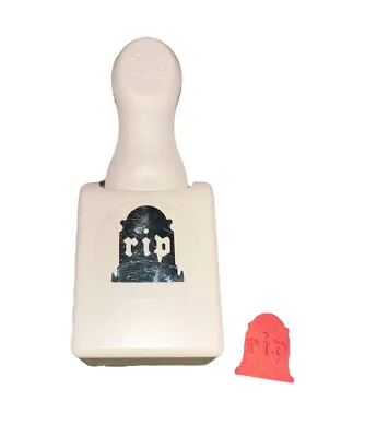 RIP TOMBSTONE By Martha Stewart Embossing Paper Punch Graveyard Grave • $24.99