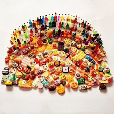 25pcs 1/12 Scale Dollhouse Miniature Drinks Bottle Food Kitchen Lot Accessories • $8.88