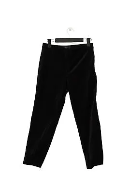M&S Women's Trousers UK 10 Black Cotton With Other • £7.90