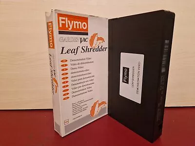 Flymo - Garden Vac - Leaf Shredder - Demonstration - PAL VHS Video Tape (H133) • £4.99