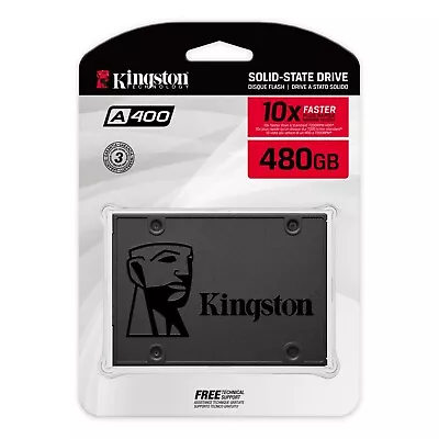 Kingston A400 480GB 2.5  SATA SSD Solid State Drive For Laptop PC SA400S37/480G • £33