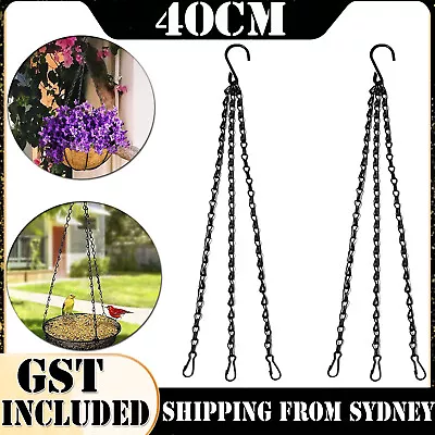 $6.49 • Buy Hanging Flower Plant Pot Chain Basket Planter Holder Replacement Hanger Lanterns