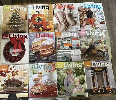 Martha Stewart Living Magazines Lot Of 30 1995-2012  • $50