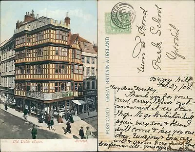 Bristol Old Dutch House 6479 1908 Ilminster Cancel  • $9.70