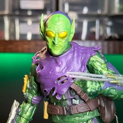 Custom 3D Printed And Hand Painted Head For Marvel Legends Green Goblin Figure • $25