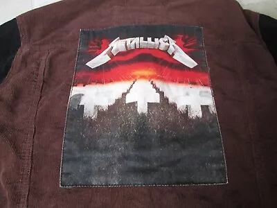 NEW Billabong Metallica Master Of Puppets Corduroy Jacket MENS M Brown Blk $150 • $100