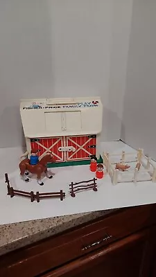  Fisher Price Little People Play Family Farm #915 With Accessories Vintage  • $25