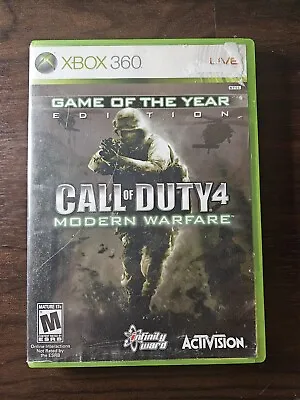 $3 • Buy Call Of Duty 4: Modern Warfare Xbox 360 2007 Game, Manual & Case Artwork