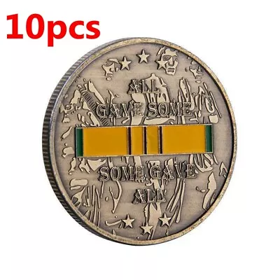 10pcs Vietnam War Veteran Commemorative Coin Collection Arts Gifts Souvenir • $19.99