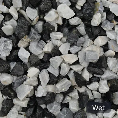 Black Ice Chippings 20mm Decorative Aggregates Gravel Pebbles Path Gardens 20Kg • £14.75