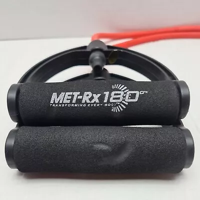 Met-Rx 180' Training  Resistance ROPE — Orange Cable Black Handle Grip USED • $11