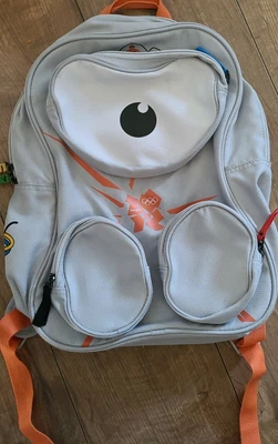 £4.95 • Buy Adidas London 2012 Kids Olympic Wenlock Grey Backpack