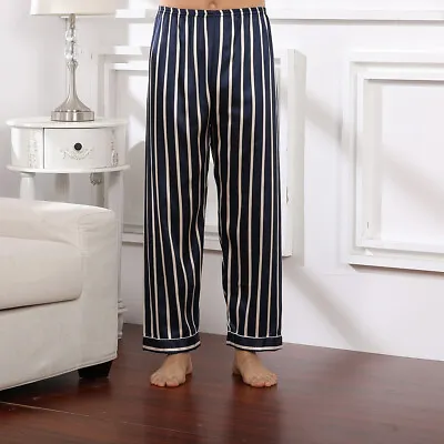 New Men's Pajama Pants Silk Casual Pajamas Best-Selling S-XXL • $13.50