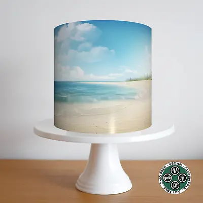 Beach Sea Ocean Cake Topper Border Strip Wrap Pattern Birthday Party Deco Gift • £6.49