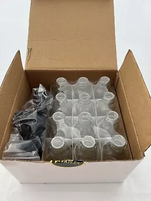 2oz Glass Bottles W/Glass Eye Droppers Vivaplex Clear- Open Box. Sealed. • $8.97