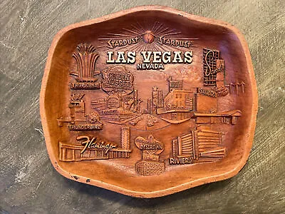 Vintage Souvenir Las Vegas Strip Plastic Serving Dish/Tray • $8.99