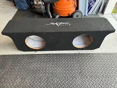 2007-2018 Jeep Wrangler Unlmtd 4dr Skar Audio 10  Subwoofer Box Carpeted  • $110