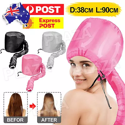 Bonnet Hair Drying Cap Hat Hood Soft Women Blow Dryer Hairdressing Tool Home • $6.45